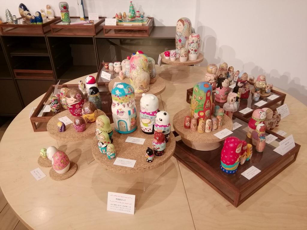 所谓的马特龙西卡・・伍德伯宁
　教室学生作品展
　～GINZA HAKKO木之香～ 