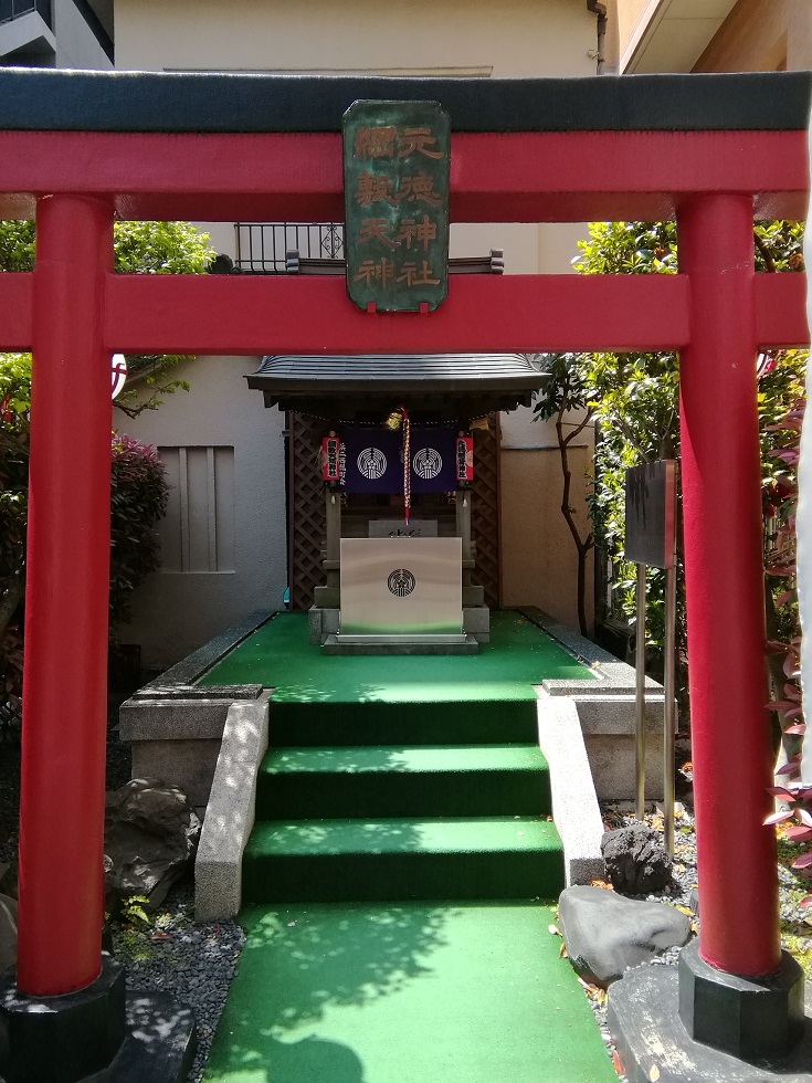 从元德稻荷神社·纲敷天满神社人形町站可以去,氛围安静的神社5
　～元德稻荷神社・纲敷天满神社～