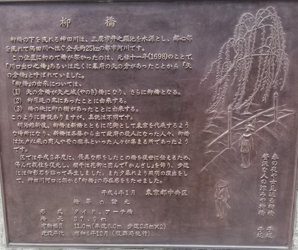 中央区说明板《新参者》10年考察番外篇1
　　～柳桥～ 