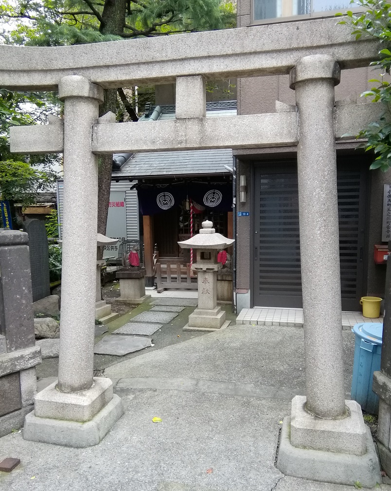  从人形町站可以去的安静氛围的神社15～竹森神社～ 