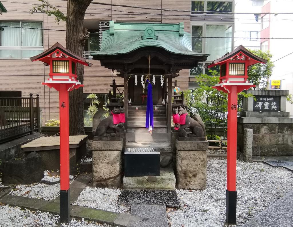  从人形町站可以去的安静氛围的神社18～银杏八幡宫～