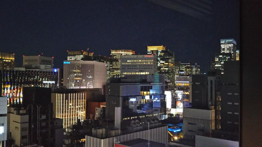  GINZA SIX的魅力(4)屋顶庭园的夜景