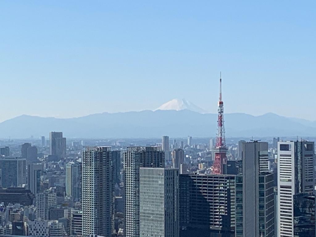 富士山中央区的借景