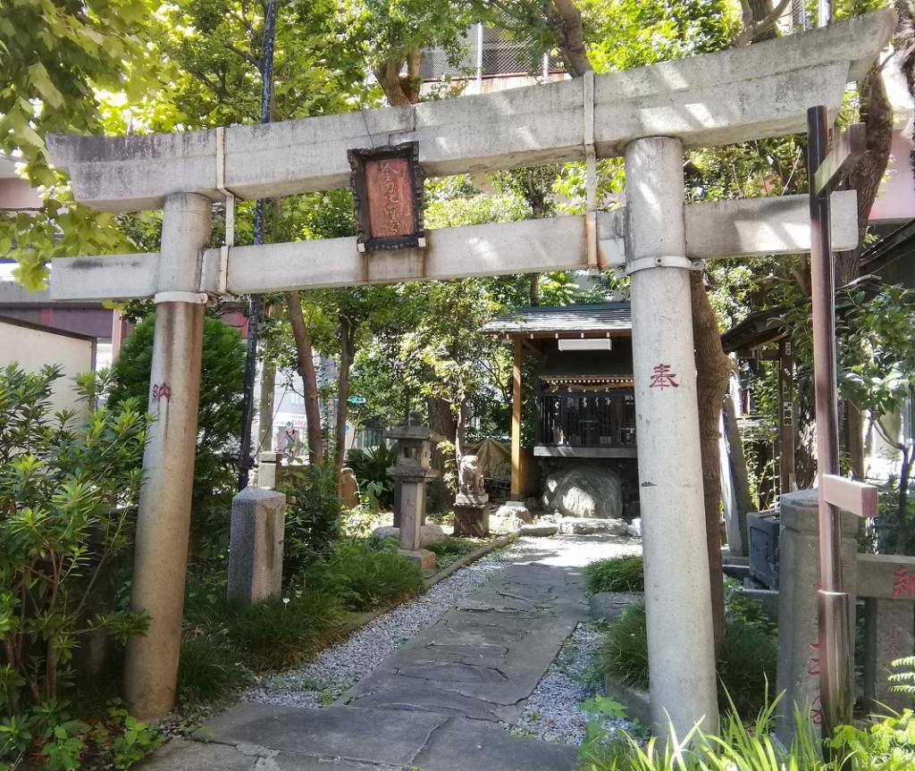 从金刀比罗宫(日本桥中洲)人形町站可以去,氛围安静的神社NO.21
　～金刀比罗宫(日本桥中洲)～ 