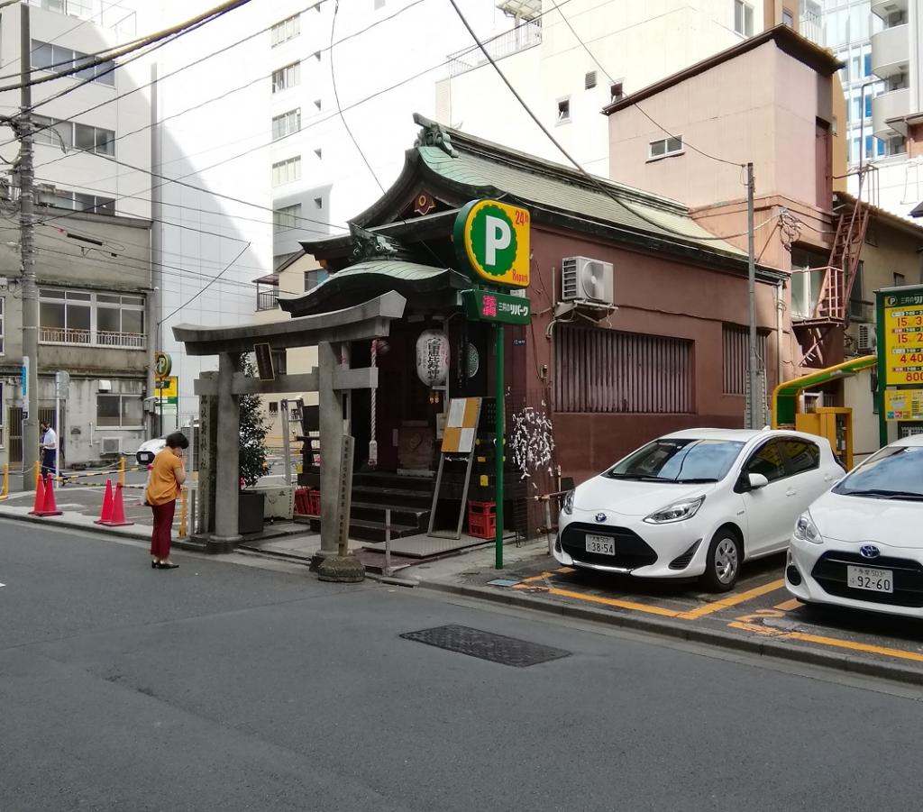 从宝田惠比寿神社人形町站可以去,安静氛围的神社NO.25
 　～宝田惠比寿神社～ 