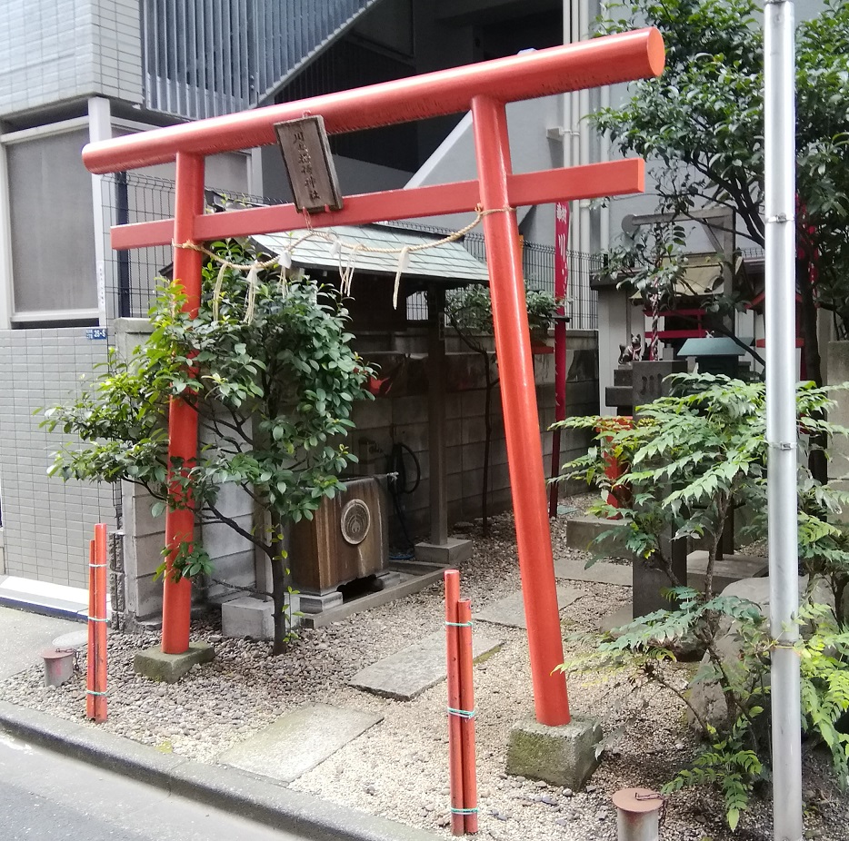 从川上稻荷神社人形町站可以去,氛围安静的神社NO.26
 　～川上稻荷神社～ 