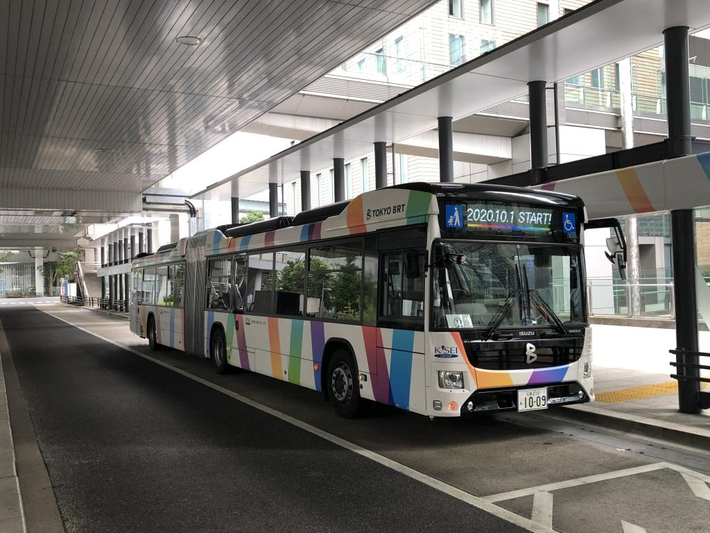  TOKYO BRT 10月1日预运行(1次)终于开始了!