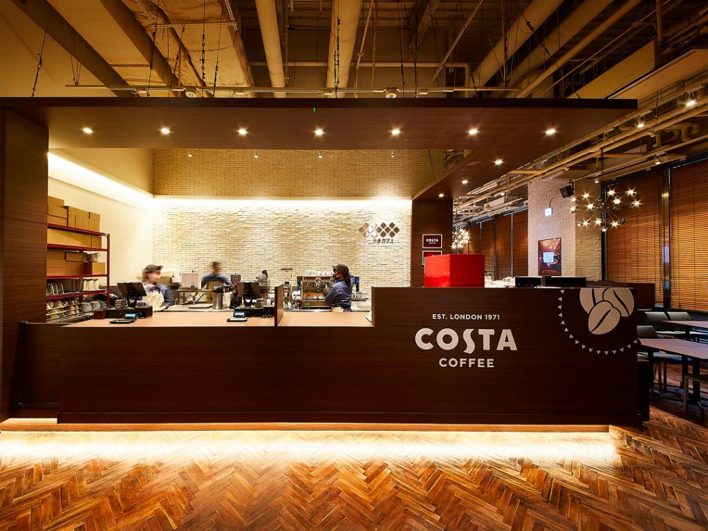  日本桥COSTA COFFEE,
然后是珠玉的布雷克法斯特
　～阿古拉咖啡馆～