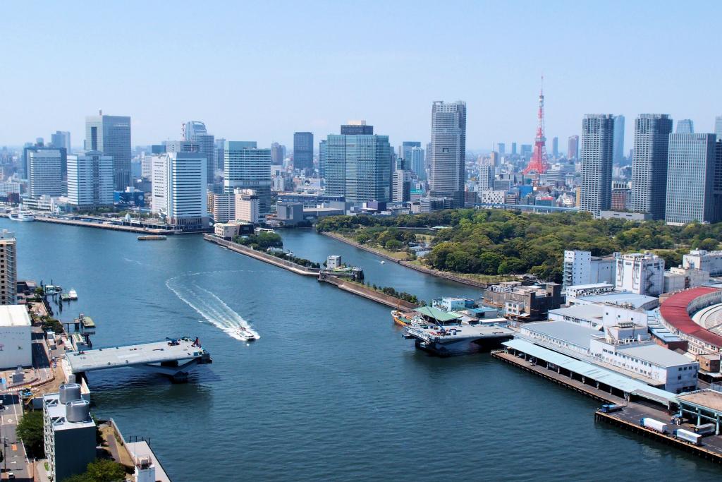  隅田川・穿过几座桥