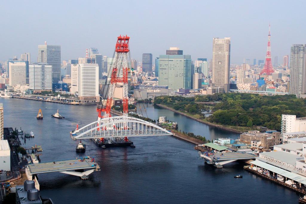  隅田川・穿过几座桥