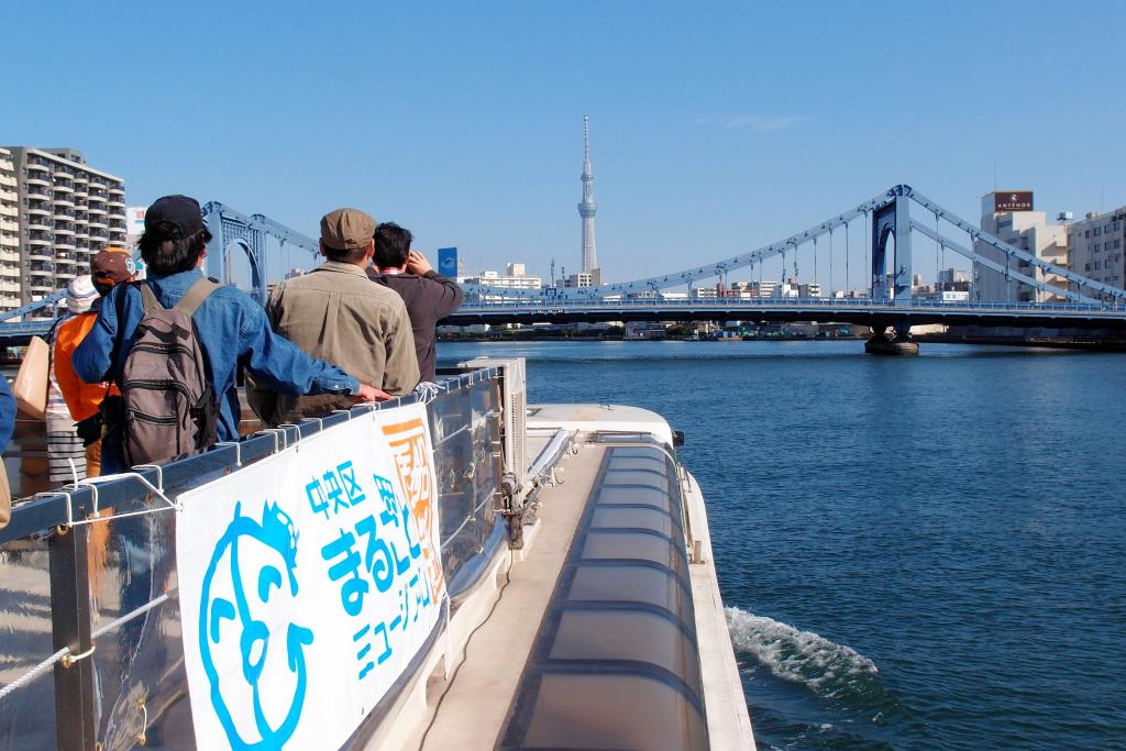  隅田川・穿过几座桥