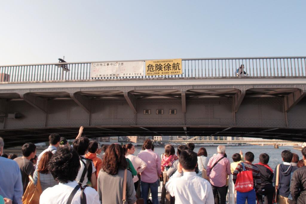  隅田川・穿过几座桥