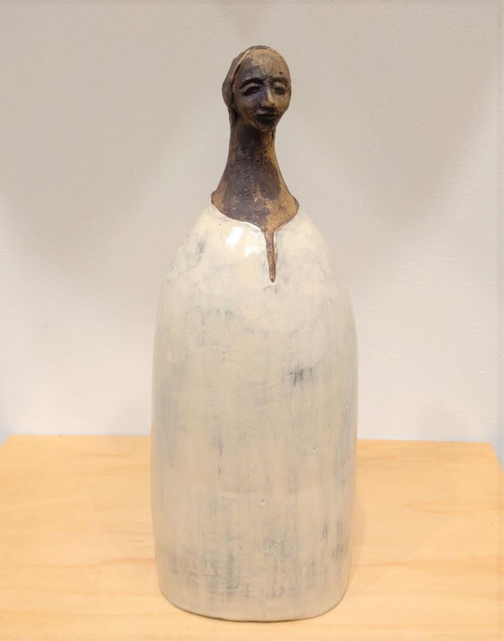 题材“安静的征兆”
８×６×２４ｃｍ
38,500日元伊藤满作品展
　　“静愿与月亮”
　　～日本桥木屋总店izutuki～