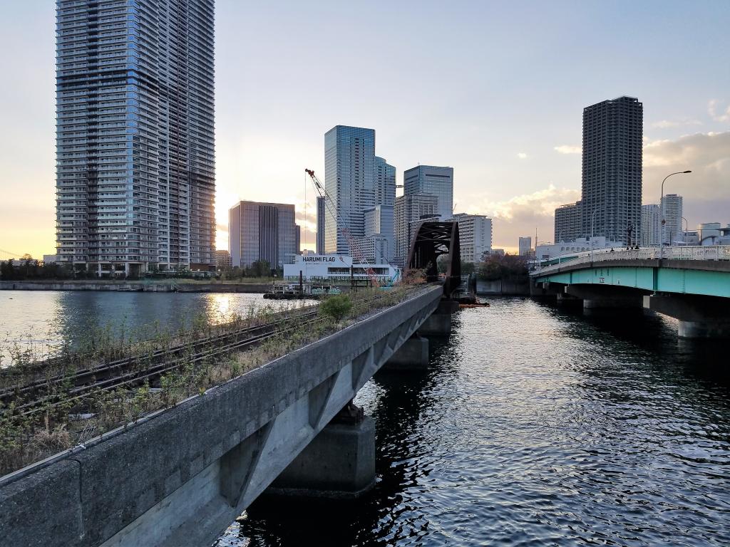  遗址旧晴海铁道桥