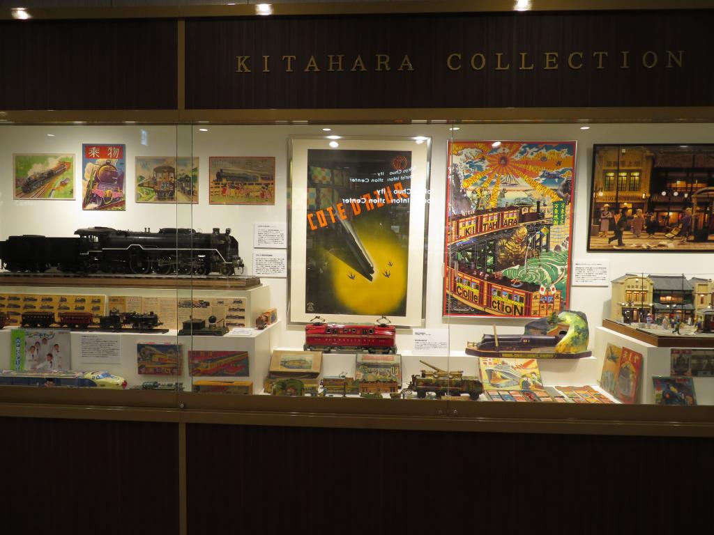 陈列架和中央大厅都展示了许多火车的KITAHARA COLLECTION 2016-2021
