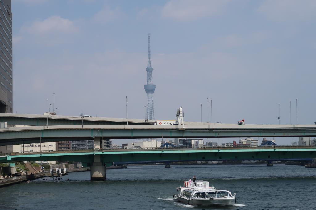 从隅田川大桥到永代桥春日正式演出! 走吧从隅田川阳台眺望的“东京晴空塔”前篇