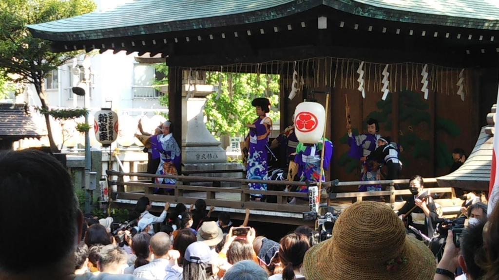  铁炮洲稻荷神社定期大祭祀的4天
