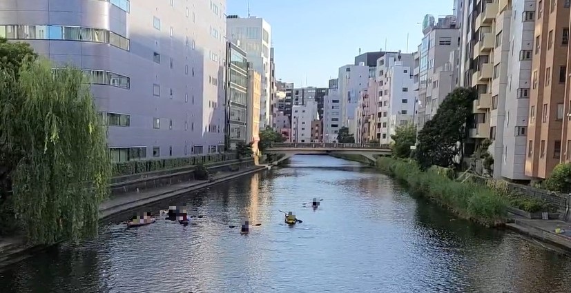 作为江户时代建造的水路,至今仍保留着的“龟岛川”都市里的皮艇!?　去哪儿?…