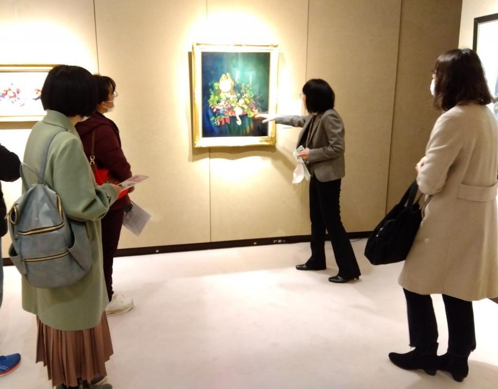 银座柳画廊喜多尾文旦礼子展银座Xmas Art Festa 2022年12月17日