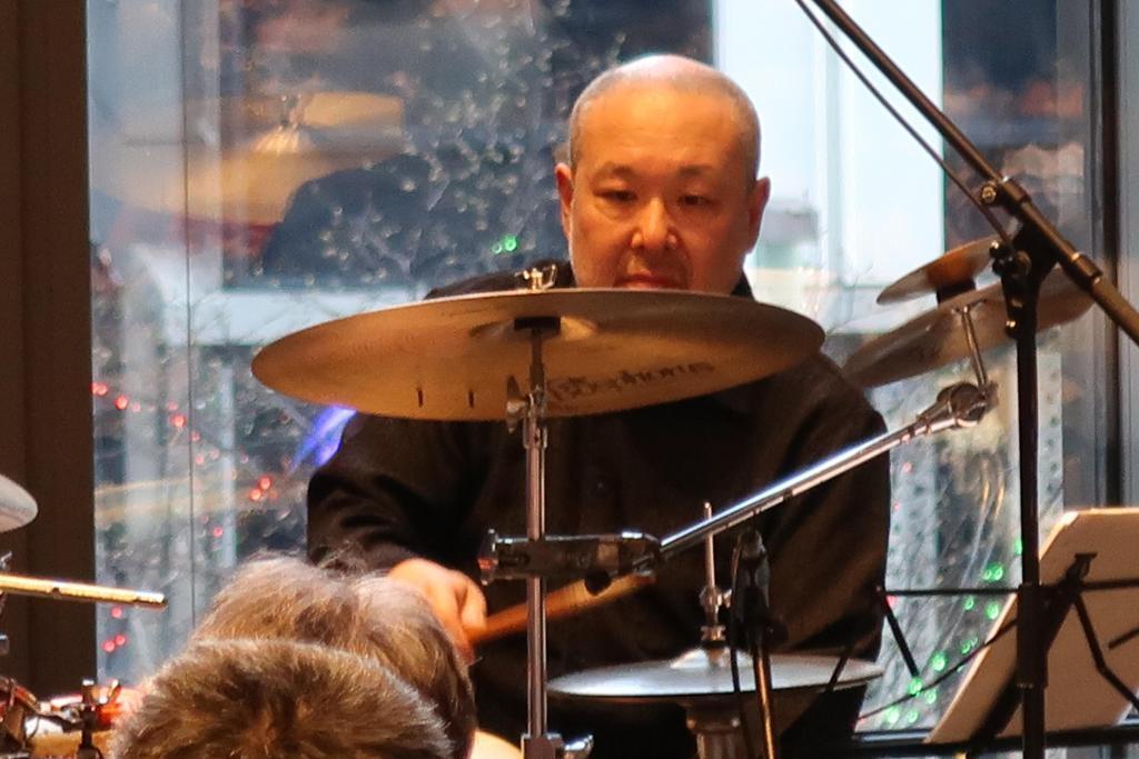 On Percussion冈部洋一先生听来了!京桥埃德格兰LIVE CROSSING 2月26日(星期日)“Can Fuefuki SHINOBUE JAZZ LIVE”