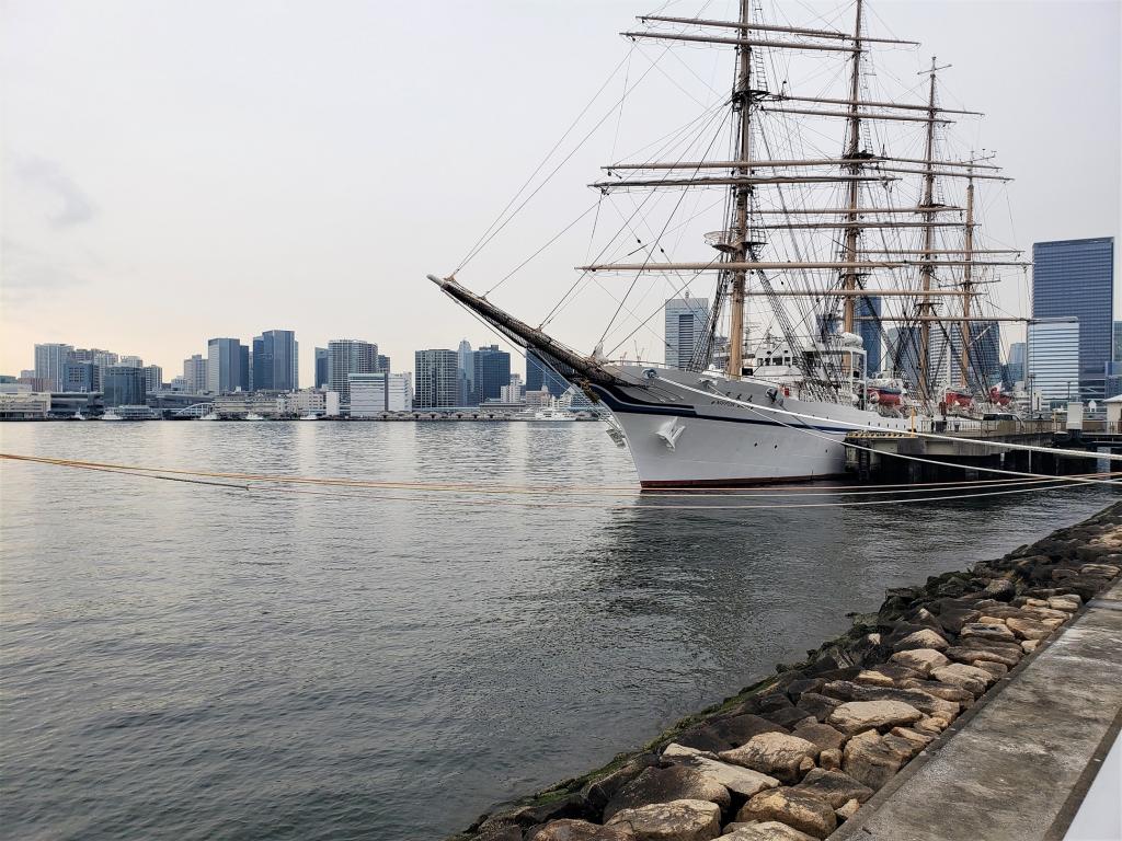  在新的“晴海码头公园”尽情享受春天吧。