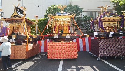  神田祭～药研堀不动院附近