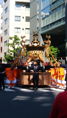  神田祭～药研堀不动院附近