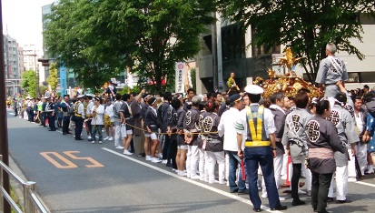  神田祭～药研堀不动院附近