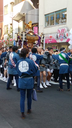  神田祭～药研堀不动院附近