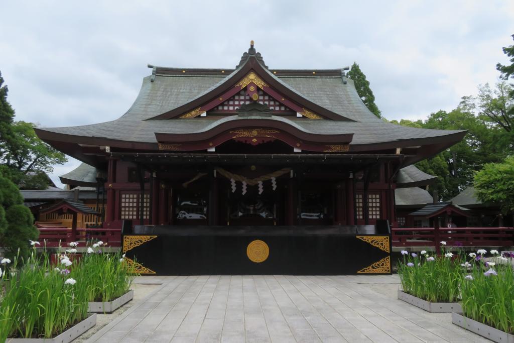 笠间市观光笠间稻荷神社和笠间市观光