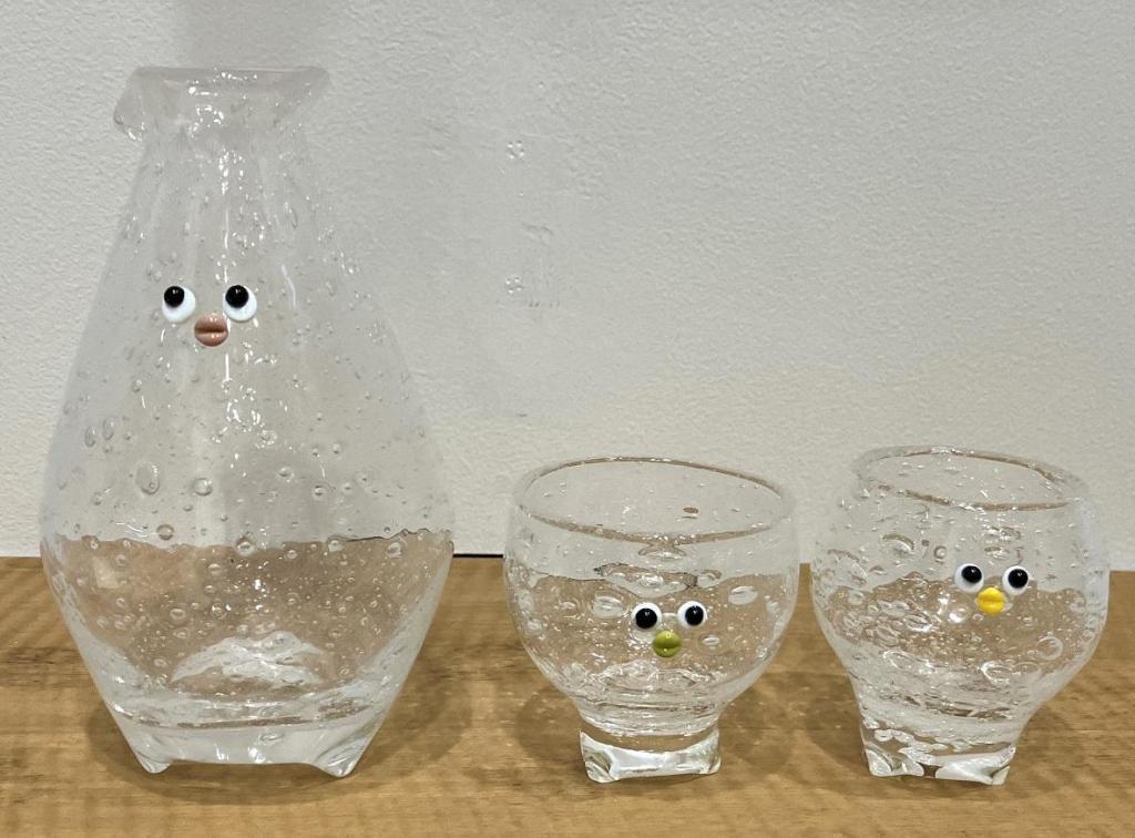 GlassMonsters酒器套装
18,700日元森比吕美玻璃展
　ー Memories of Summer ー
　　～日本桥木屋总店izutuki～