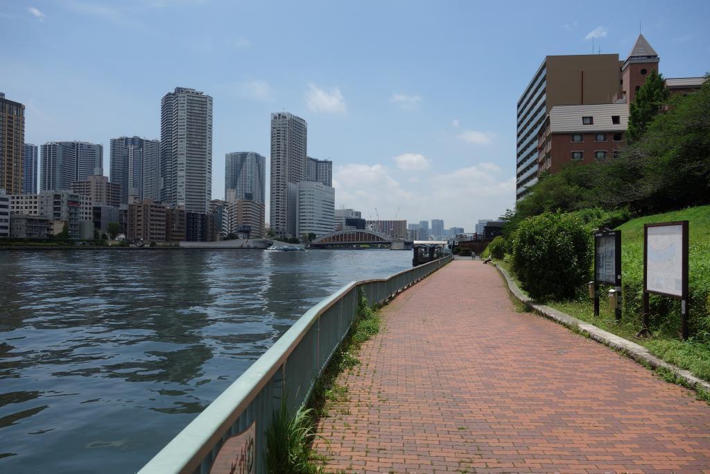  从隅田川阳台看到的景观  