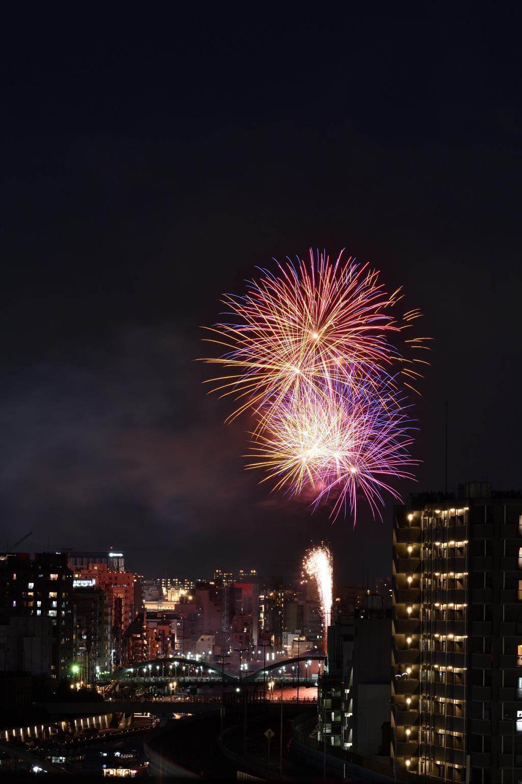  两国河开~时隔4年的隅田川烟花大会~