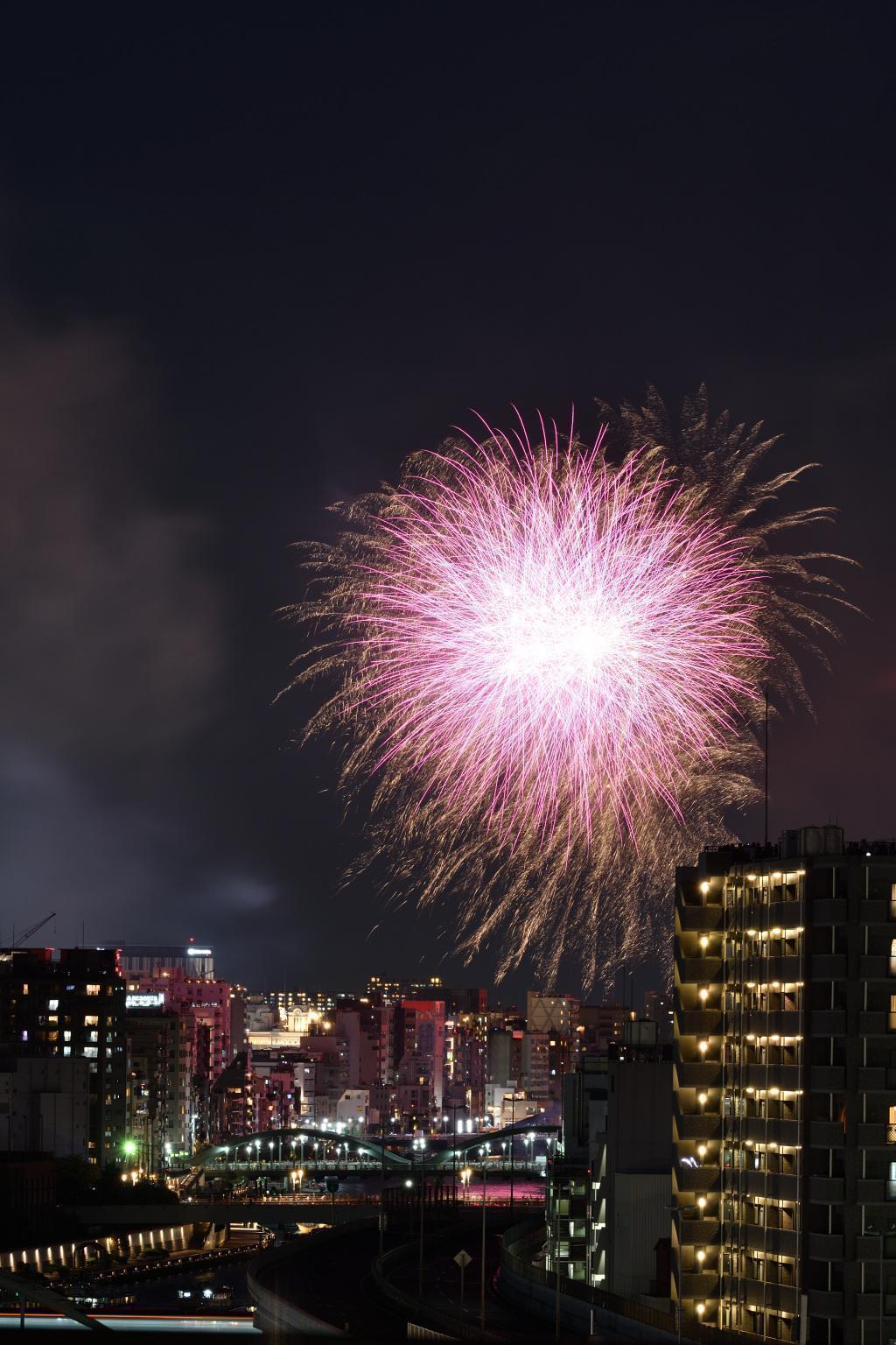  两国河开~时隔4年的隅田川烟花大会~