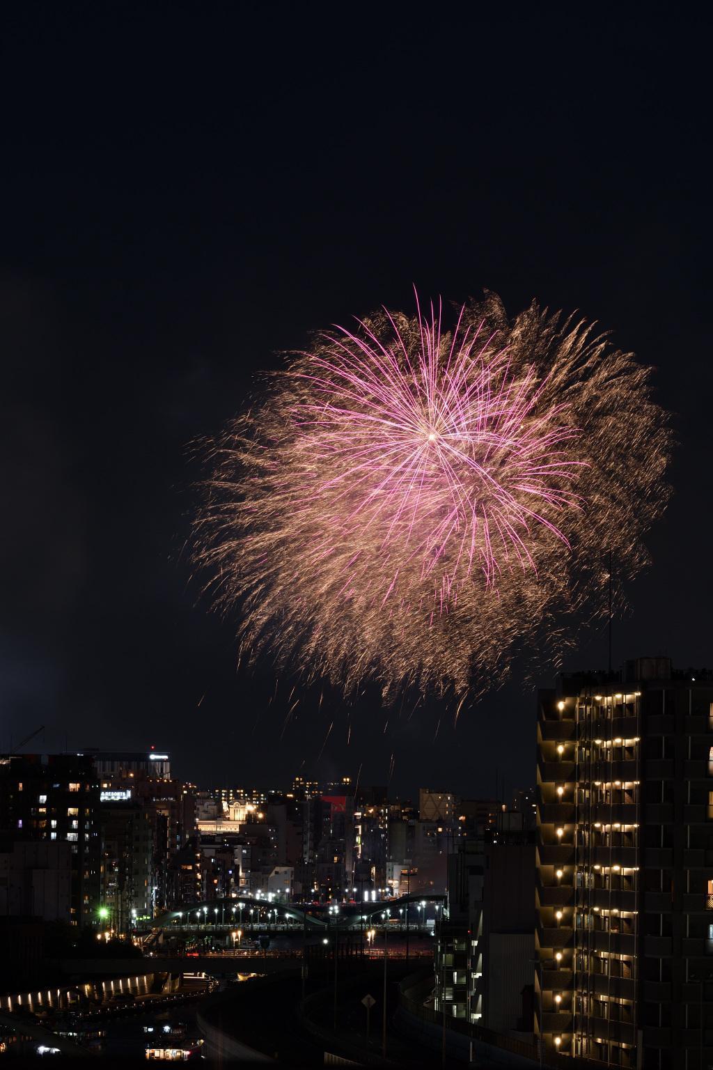  两国河开~时隔4年的隅田川烟花大会~