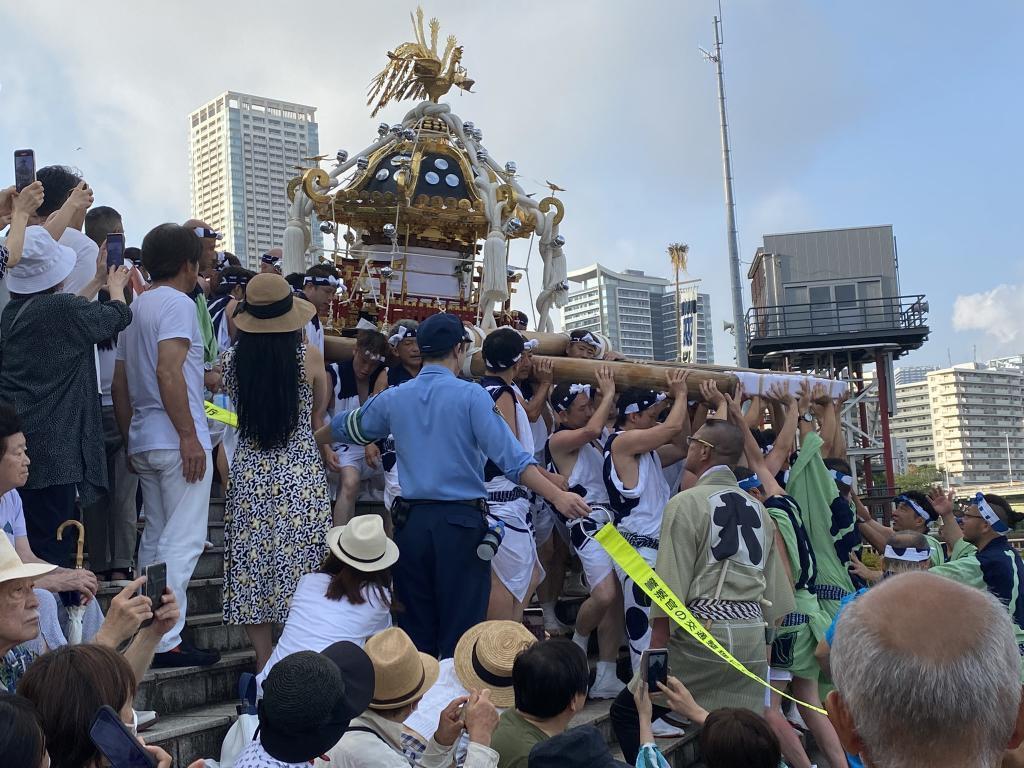 船渡御～海上祭宫神轿宫出船渡御出船海上祭～住吉神社定期祭祀～