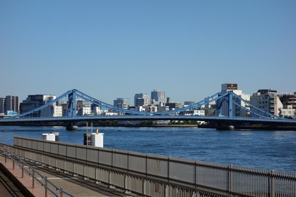 　清洲桥隅田川露台景观 