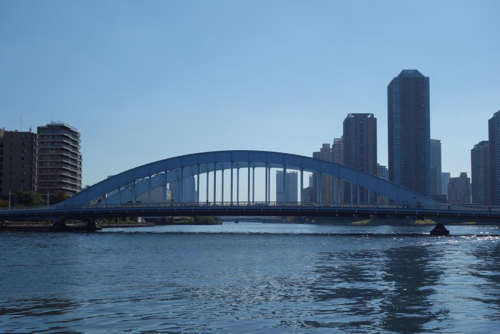 　永代桥隅田川露台景观 