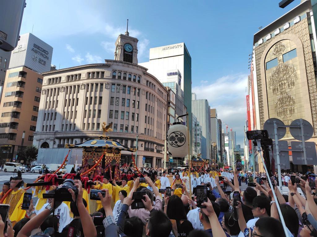  山王祭开始了。