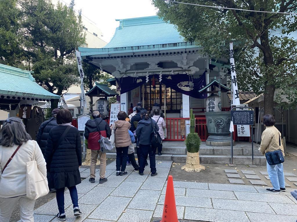 栂森神社惠比寿神日本桥七福神巡礼