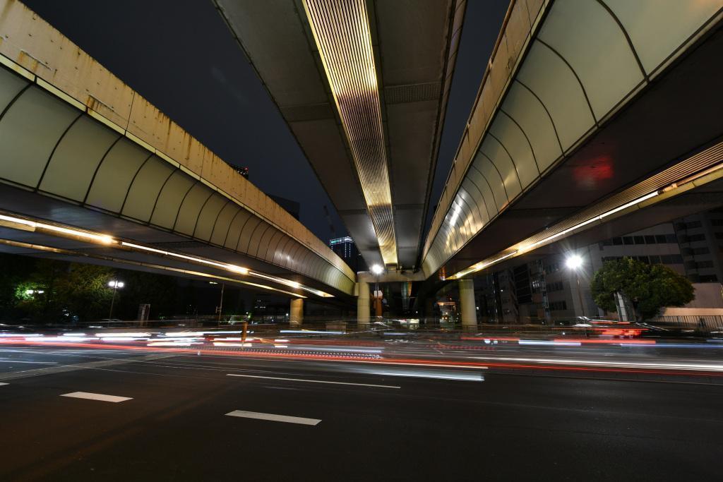 Edobashi Bridge Beautiful Night Views in Chuo Ward