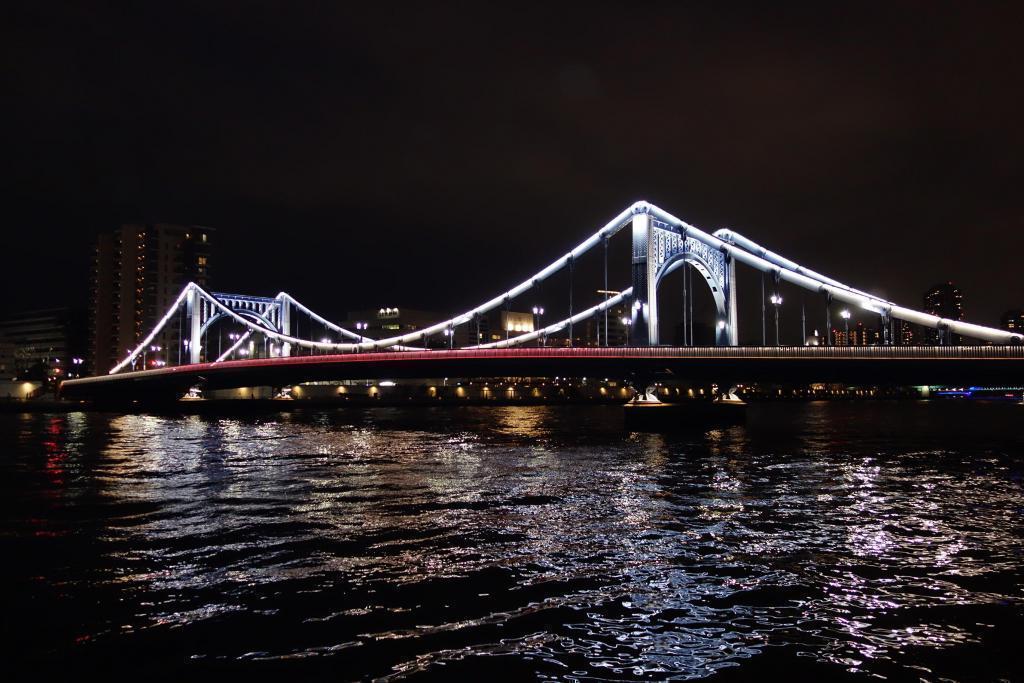  　从隅田川阳台看到的夜景(1)