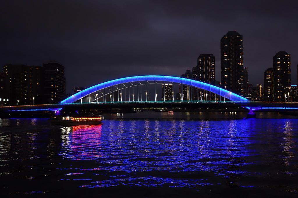  　从隅田川阳台看到的夜景(1)