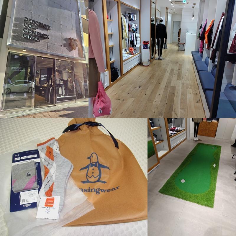  银座的高尔夫商店★DESCENTE GOLF COMPLEX GINZA