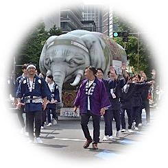  2024年时隔6年在“神幸祭”市中心展开的王朝画卷