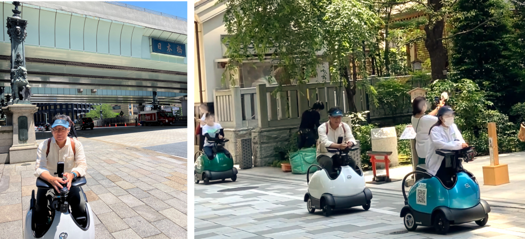  “城市摩托”体验! 乘坐罗德姆的日本桥之旅