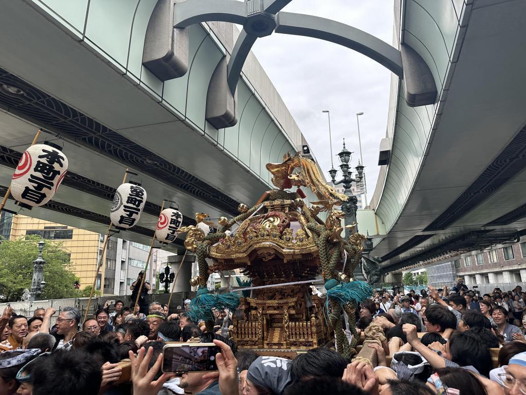  “八丁堀联合渡御”八丁堀二丁目西町会,贴身报告　