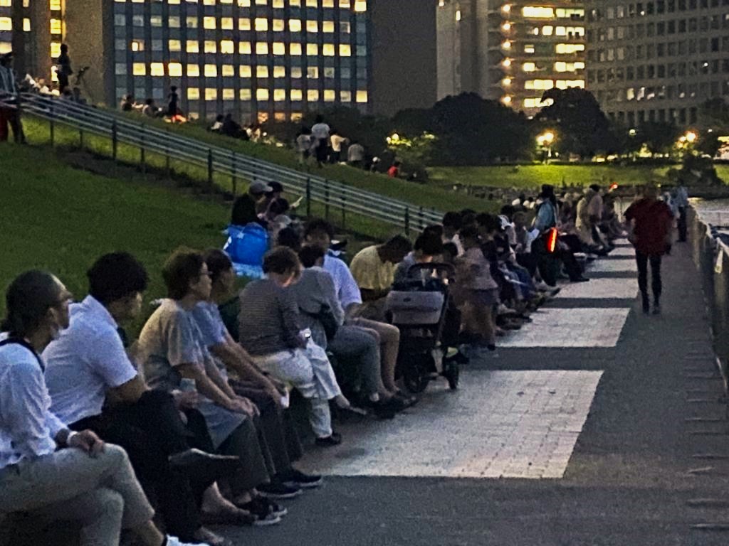  在隅田川以烟花大会～永代桥、天空树为包～