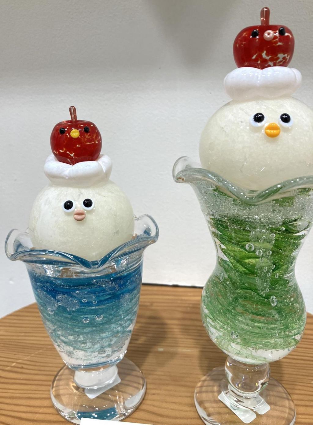 LittleMonsters橡皮苏打各27500日元森比吕美玻璃展
 　ー Hot Summer Day ー
　　～日本桥木屋总店izutuki～