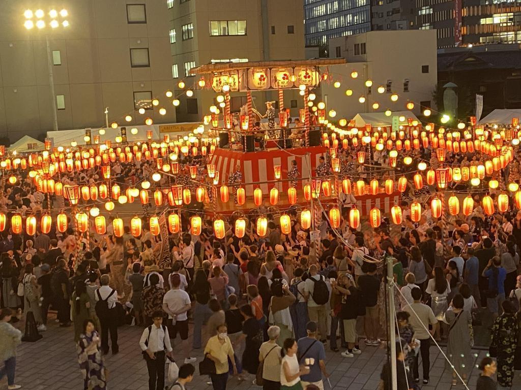  第77届筑地本愿寺纳凉盂兰盆舞大会第3天